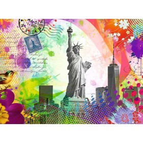 Puzzle Ravensburger Cartolina di New York di 500 pezzi Ravensburger - 1