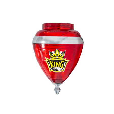 Trompo Cometa - Trottola Turbo Dragon In Alluminio - Gioco Tradizionale Con Punta Doppia - Colori Assortiti - 3