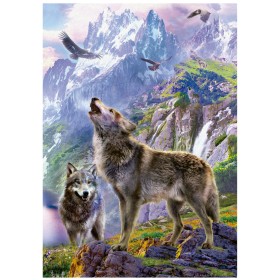 Puzzle Educa Lupi nelle rocce di 500 pezzi Puzzles Educa - 1
