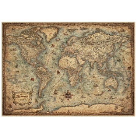 Puzzle Educa Mappa del mondo in 3000 pezzi Puzzles Educa - 1
