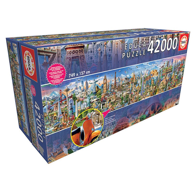 Puzzle Educa intorno al mondo 42000 pezzi 