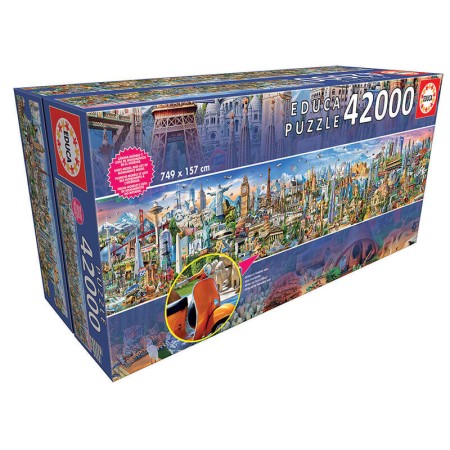 Puzzle Educa Il giro del mondo 42000 pezzi Puzzles Educa - 1