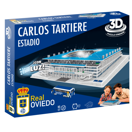 Estadio 3D Carlos Tartiere Real Oviedo Con Luce ElevenForce - 1