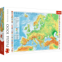 Puzzle Trefl Carta fisica dell'Europa 1000 pezzi Puzzles Trefl - 1