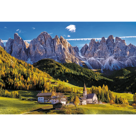 Puzzle Trefl Val di Funes, Dolomiti, Italia di 1500 pezzi Puzzles Trefl - 1
