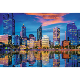 Puzzle Trefl Riflessione urbana, Perth, Australia 1500 pezzi Puzzles Trefl - 1