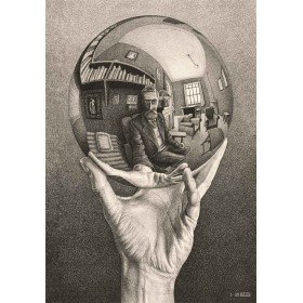 Clementoni Mano con sfera riflettente Puzzle 1000 pezzi Clementoni - 1