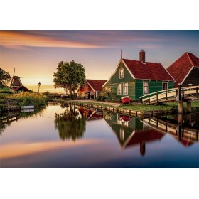 Puzzle Clementoni Casa Verde a Zaanse Schans 1500 pezzi Clementoni - 1