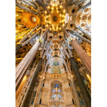 Educa Puzzle Interno della Sagrada Familia da 1000 pezzi Puzzles Educa - 1