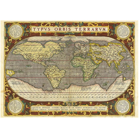 Educa Puzzle Mappa del mondo antico 2000 pezzi Puzzles Educa - 1