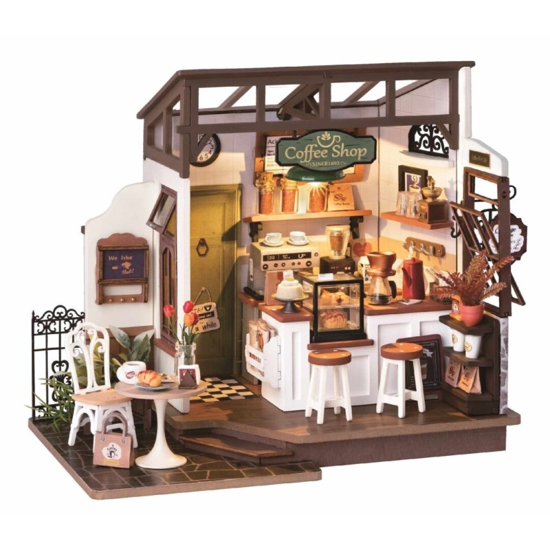 Set Mobili In Miniatura 1:12 Per Casa Delle Bambole – Caffè Postum Vintage Fatto A Mano