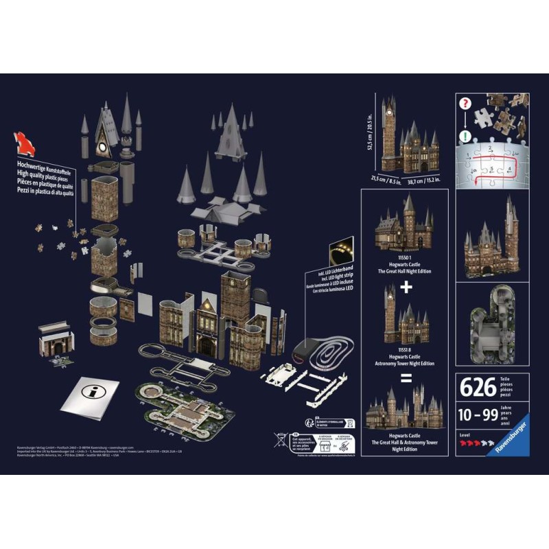 Lais Puzzle 1000 Pezzi: Castello Di Schwerin, Paesaggio Da Assemblaggio, Sfida E Relax Per Adulti E Ragazzi