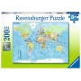 Puzzle Ravensburger Mappa del mondo XXL 200 pezzi Ravensburger - 1