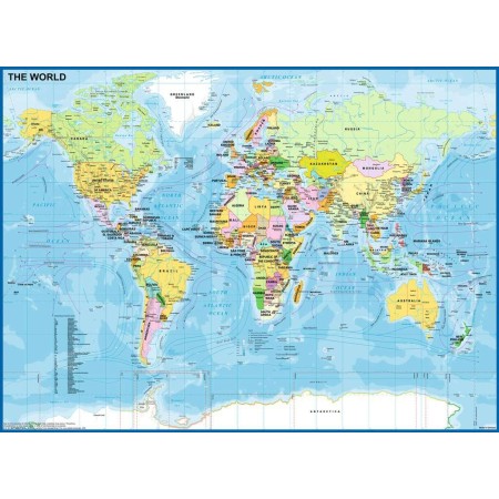 Puzzle Mappa del mondo - 200 pezzi