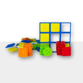 Kit fai da te 3x3 Cubo per non vedenti Kubekings - 1