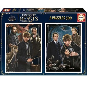 Puzzle Educa Animali Fantastici 2 x 500 Pezzi Puzzles Educa - 1