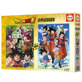 Educa Dragon Ball Puzzle 2 x 500 pezzi Puzzles Educa - 1