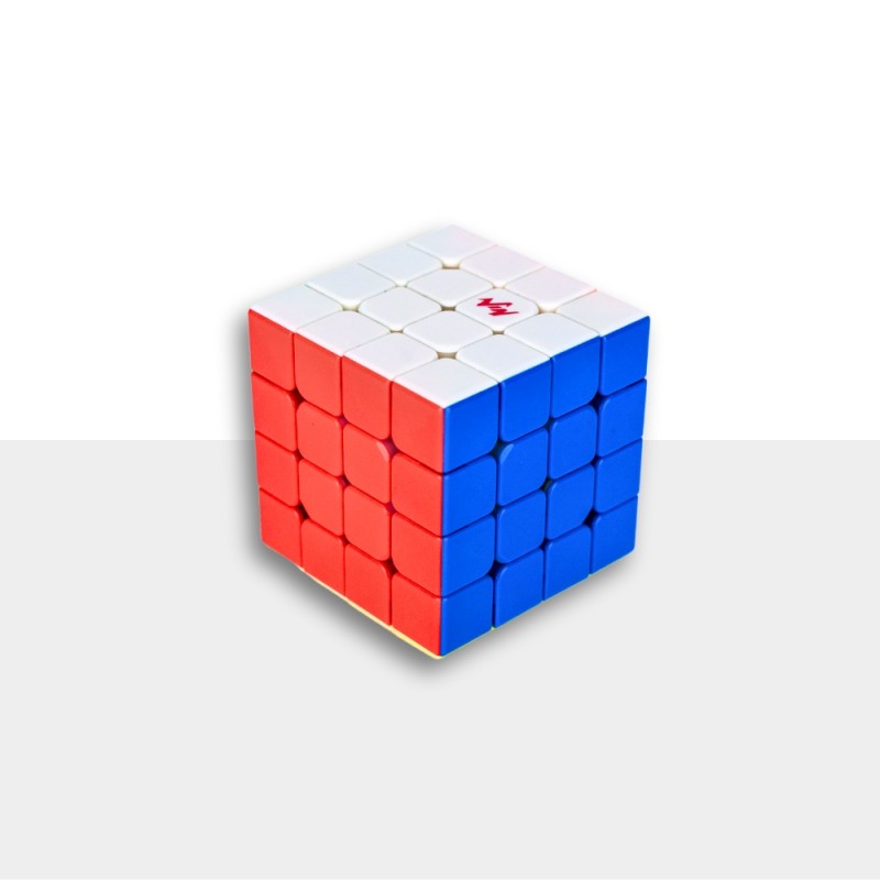 Cubo Di Velocità 4x4 In Fibra Di Carbonio – Puzzle 4x4 Con Istruzioni – ABS Resistente