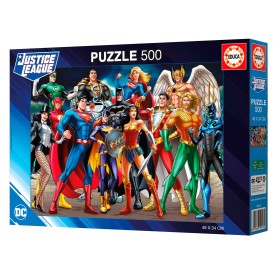 Educa Justice League DC Comics Puzzle 500 pezzi Puzzles Educa - 1