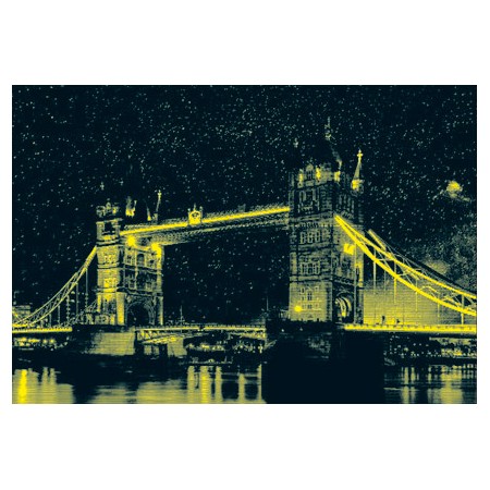 Puzzle Educa Tower Bridge Effetto Neon 1000 Pezzi Puzzles Educa - 1