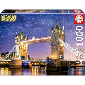 Puzzle Educa Tower Bridge Effetto Neon 1000 Pezzi Puzzles Educa - 3