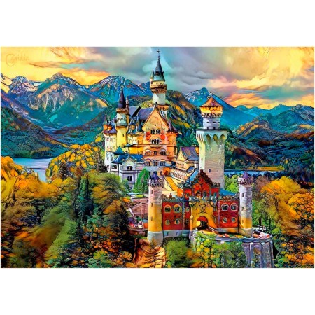 Puzzle Educa Castello di Neuschwanstein 1000 pezzi Puzzles Educa - 1
