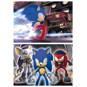 Educa Sonic Prime Neon Puzzle 2 x 100 pezzi Puzzles Educa - 1