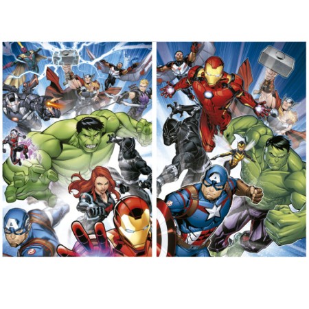 Educa Avengers Puzzle 2 x 100 pezzi Puzzles Educa - 1
