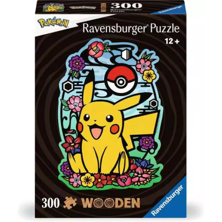 Puzzle Ravensburger Pokémon Pikachu in Legno da 300 Pezzi Ravensburger - 1