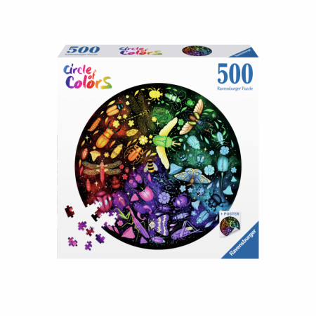 Puzzle Ravensburger Cerchio di Colori: Insetti 500 Pezzi Ravensburger - 1