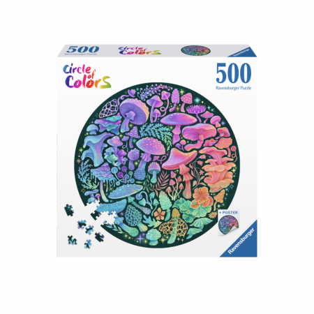 Puzzle Ravensburger Cerchio di Colori: Funghi 500 Pezzi Ravensburger - 1