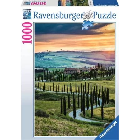 Puzzle Ravensburger Valle dell'Orcia, Toscana da 1000 Pezzi Ravensburger - 1