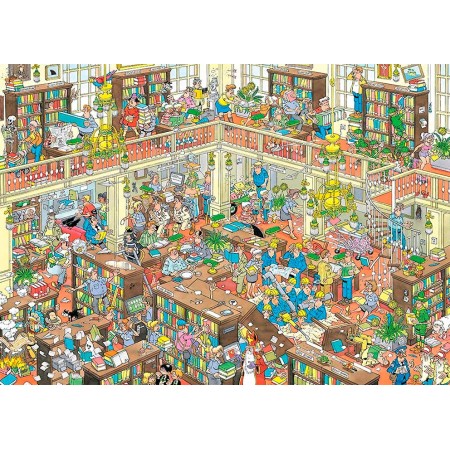 Puzzle Jumbo La Libreria da 1000 Pezzi Jumbo - 2