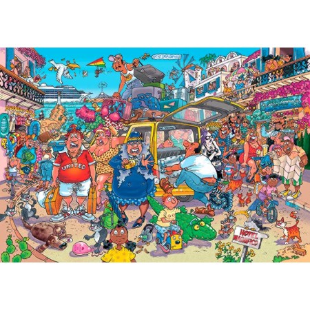 Puzzle Jumbo Original Fiasco di Vacanze 1000 Pezzi Jumbo - 1