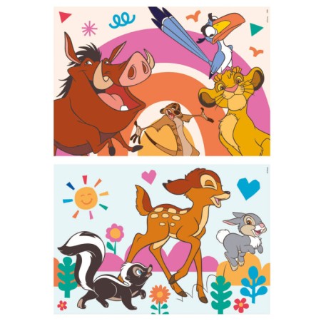 Puzzle in legno Educa Animali Disney 2 x 16 pezzi