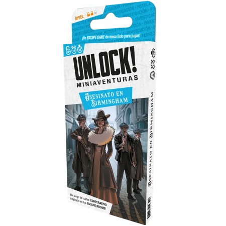 Unlock! Miniaventuras - Asesinato en Birmingham Asmodée - 1