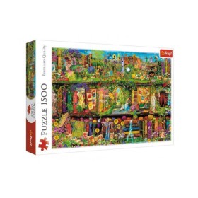 Trefl Libreria delle fate 1500 pezzi Puzzle - 1