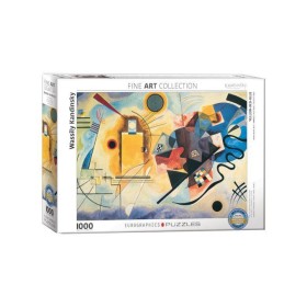 Eurographics Puzzle giallo rosso blu 1000 pezzi - 1