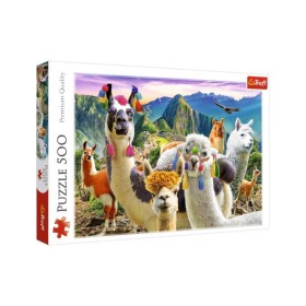 Puzzle Trefl Llamas nelle Montagne da 500 pezzi - Puzzles Trefl