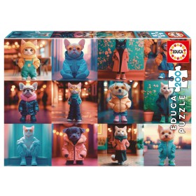 Puzzle Educa Animali alla Moda da 200 Pezzi Puzzles Educa - 1