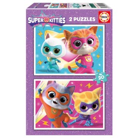 Puzzle Educa Super Gattini di 2 x 20 Pezzi Puzzles Educa - 1