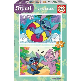 Puzzle Educa Disney Stitch 2 x 100 Pezzi Puzzles Educa - 1