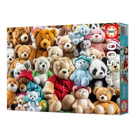 Puzzle Educa Orsetti di Peluche da 500 Pezzi Puzzles Educa - 1