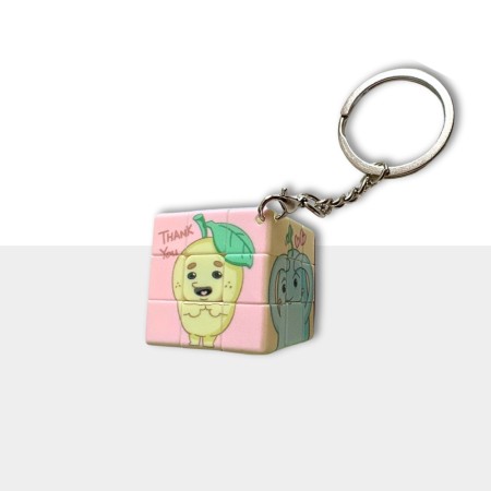 Portachiavi Cubo 3x3 Personalizzato Kubekings - 1