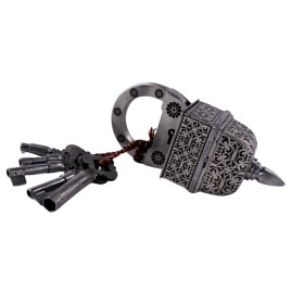 Serratura di ferro con 5 chiavi