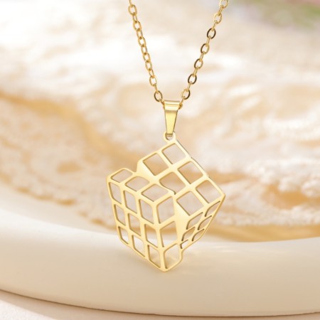 Charm Cubo Love Vetro di Murano Rosa | Ciondolo | Argento Sterling 925 | Pandora