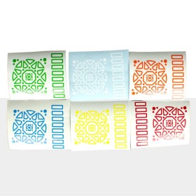 Adesivo out-line dayan ruota della saggezza