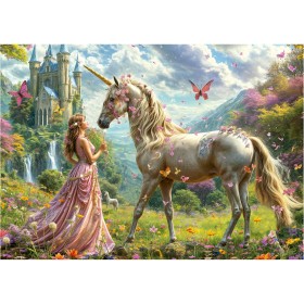 Puzzle Educa Fate, Unicorni e Farfalle – 500 pezzi Puzzles Educa - 1