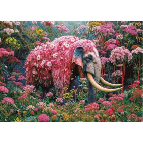 Puzzle Educa Elefante Floreale – 500 pezzi XXL