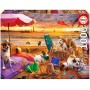 Puzzle Educa Cani che giocano in spiaggia – 1000 pezzi